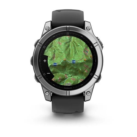 Умные часы - Garmin fēnix E 47 мм – AMOLED, сталь, 10 ATM, автономность 16 дней