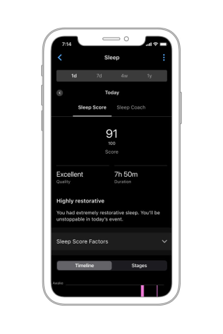 Garmin Index Sleep Monitor – 7 nopți autonomie, 5 ATM, S–M și L–XL [7]