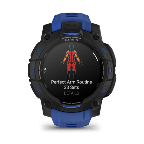 Garmin Instinct 3 45 mm – AMOLED, 10 ATM, lanternă LED, autonomie 18 zile [7]