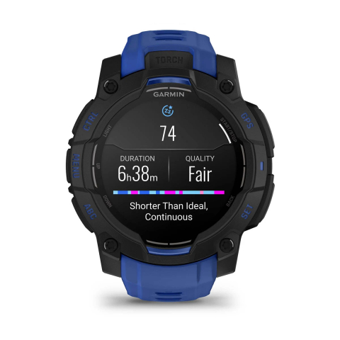 Garmin Instinct 3 45 mm – AMOLED, 10 ATM, lanternă LED, autonomie 18 zile [12]