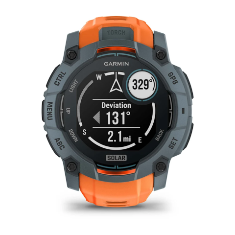 Garmin Instinct 3 Solar 50 mm – Power Glass, 10 ATM, lanternă LED, autonomie extinsă [7]