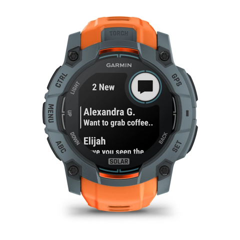 Garmin Instinct 3 Solar 50 mm – Power Glass, 10 ATM, lanternă LED, autonomie extinsă [8]