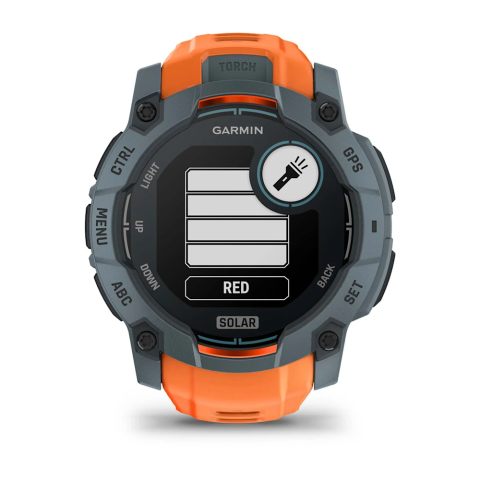 Garmin Instinct 3 Solar 50 mm – Power Glass, 10 ATM, lanternă LED, autonomie extinsă [12]