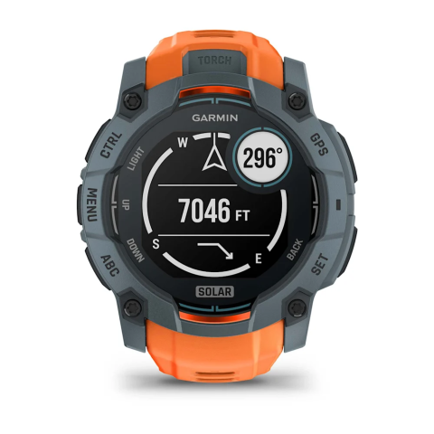 Garmin Instinct 3 Solar 50 mm – Power Glass, 10 ATM, lanternă LED, autonomie extinsă [15]