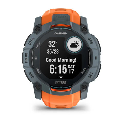 Garmin Instinct 3 Solar 50 mm – Power Glass, 10 ATM, lanternă LED, autonomie extinsă [16]
