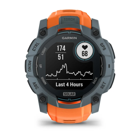 Garmin Instinct 3 Solar 50 mm – Power Glass, 10 ATM, lanternă LED, autonomie extinsă [17]