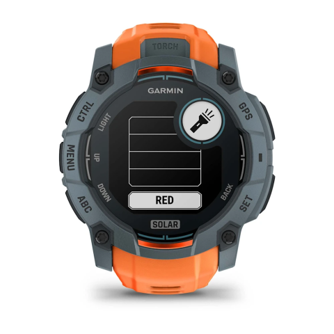 Garmin Instinct 3 Solar 50 mm – Power Glass, 10 ATM, lanternă LED, autonomie extinsă [13]