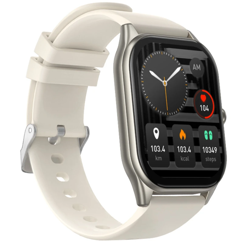 Ceasuri inteligente pentru bărbați - Hoco Y41 Black și Silver cu ecran TFT de 1,955 inch