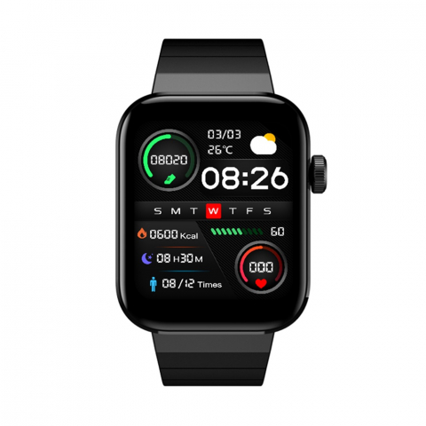 Mibro T1 Smart Watch Black – Performanță și stil pentru fiecare zi