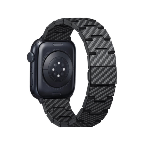 PITAKA Carbon Fiber Retro Band – Cureaua premium retro pentru Apple Watch [1]