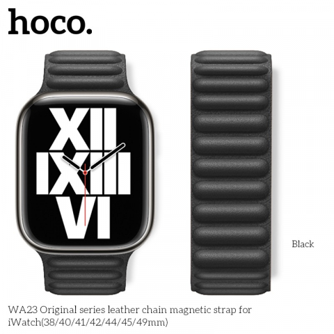 Аксессуары для часов - Hoco iWatch WA23 38/40/41mm – Премиальный кожаный ремешок для Apple Watch