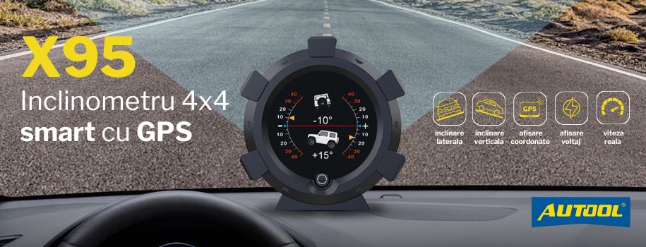X95 - Inclinometru smart cu GPS
