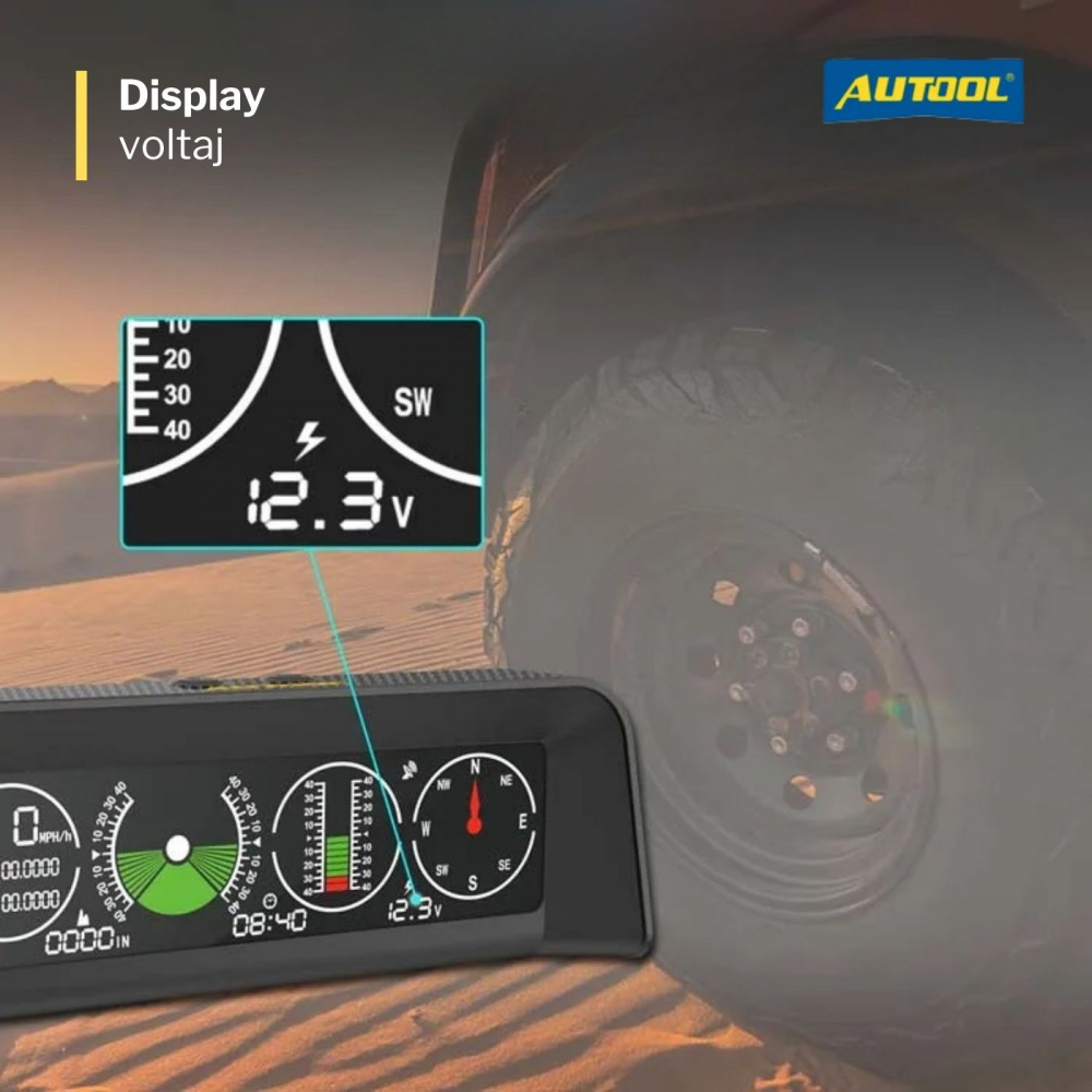 Inclinometru off-road pentru auto 4x4 [7]