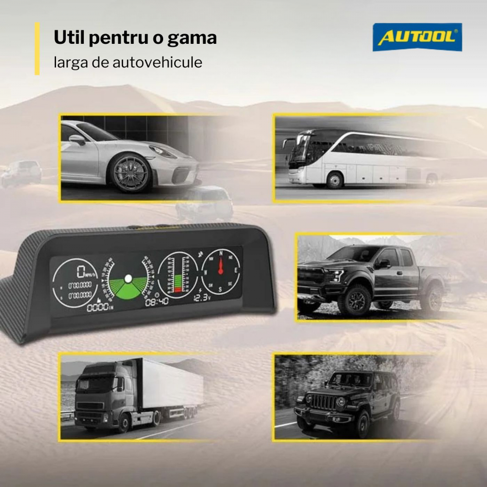 Inclinometru off-road pentru auto 4x4 [10]