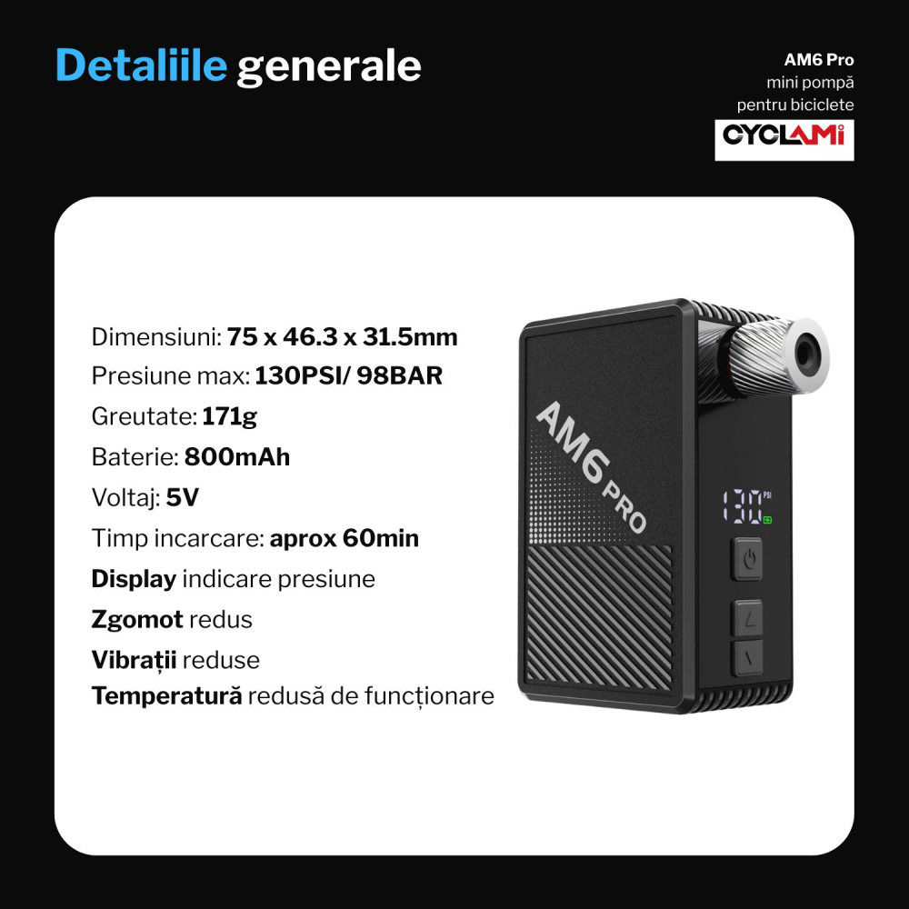 Mini pompa de aer automată pentru biciclete [2]