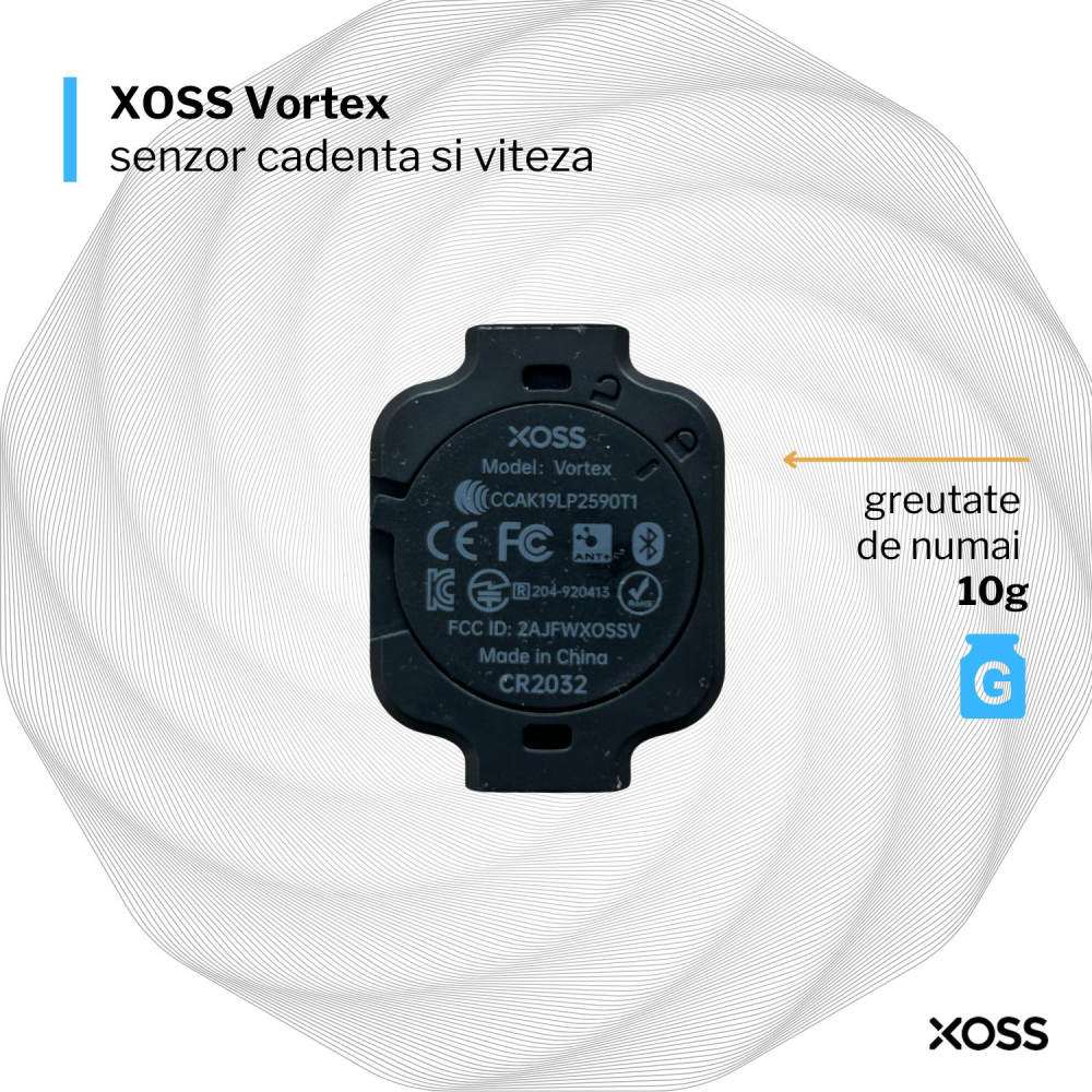 XOSS Vortex - senzor pentru măsurarea vitezei si cadenței unei biciclete [3]