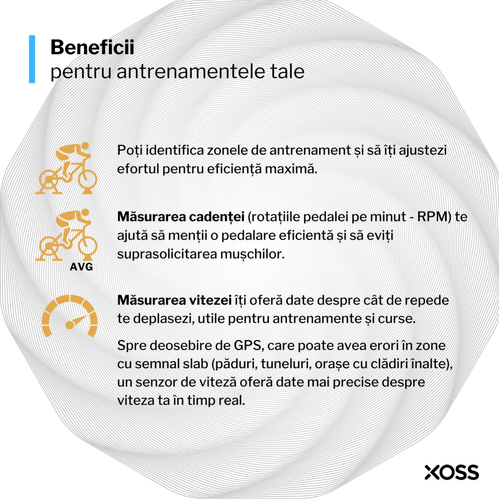 XOSS Vortex - senzor pentru măsurarea vitezei si cadenței unei biciclete [4]