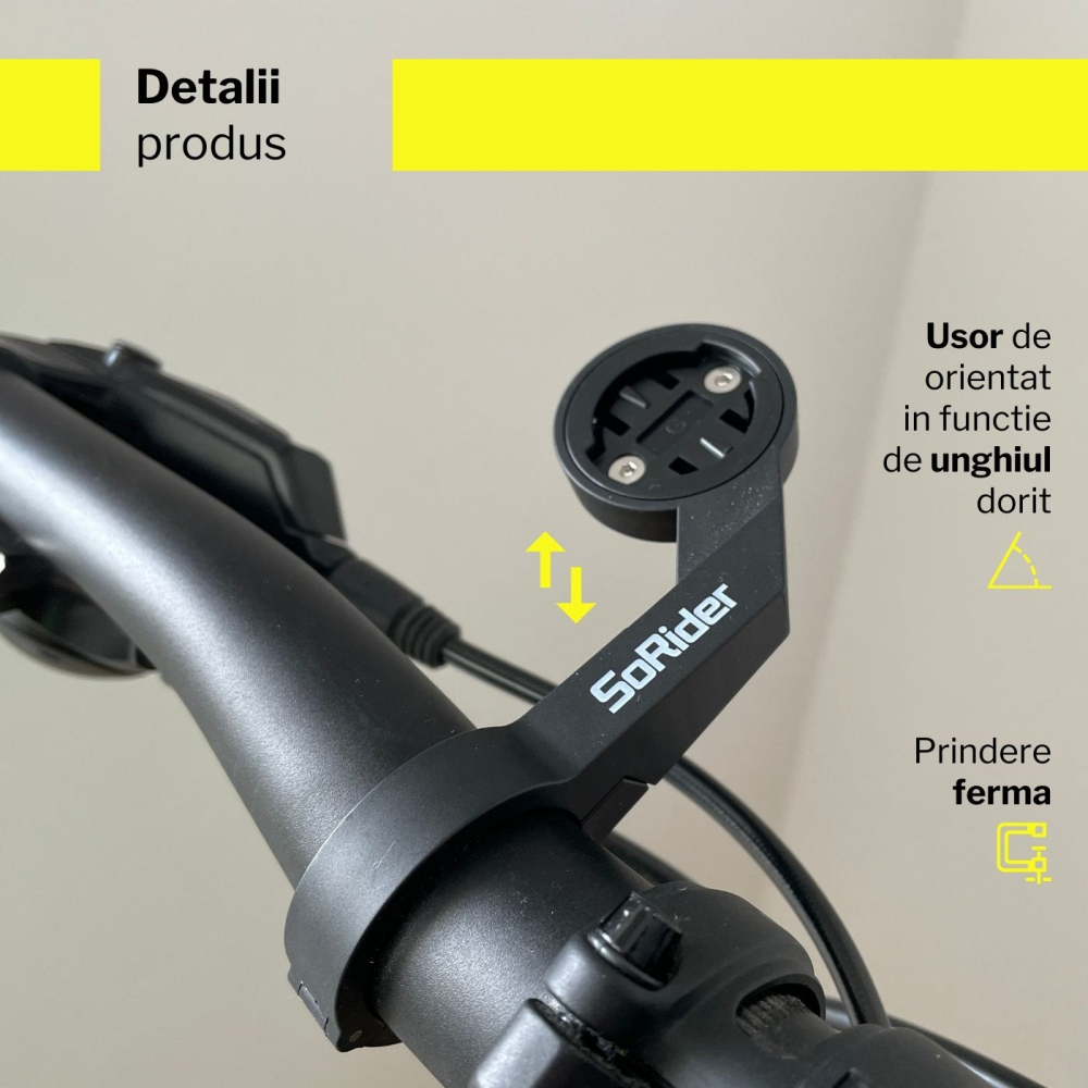 Suport prindere ciclocomputer pentru ghidon bicicleta mutibrand [6]