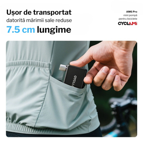 Mini pompa de aer automată pentru biciclete [5]