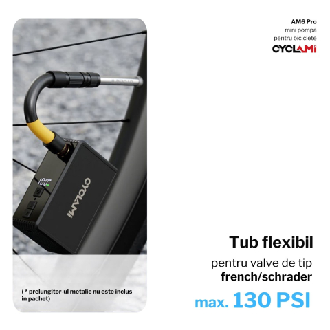 Mini pompa de aer automată pentru biciclete [4]