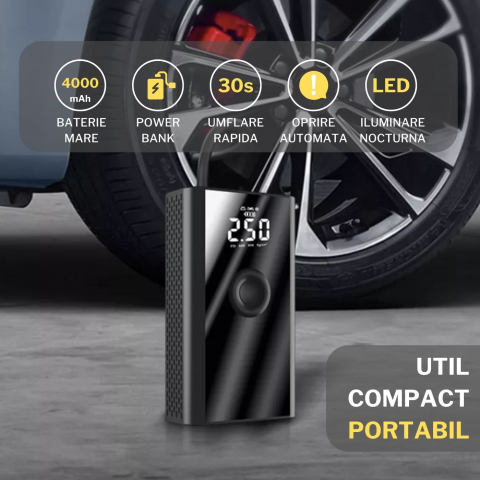 Mini pompa portabila de aer pentru biciclete [7]