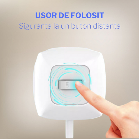 Prelungitor multifunctional vertical cu USB pentru casa sau birou cu 11 prize si 4 x USB-A [5]