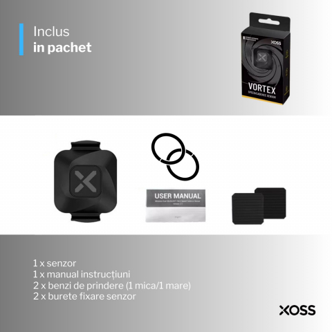 XOSS Vortex - senzor pentru măsurarea vitezei si cadenței unei biciclete [9]