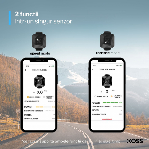 XOSS Vortex - senzor pentru măsurarea vitezei si cadenței unei biciclete [4]