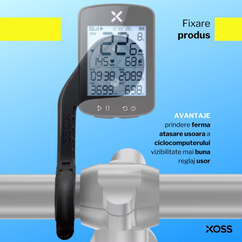 Suport prindere ciclocomputer pentru ghidon bicicleta mutibrand [2]