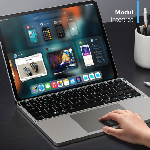 Tastatura pliabila wireless - conectare 3 dispozitive simultan [4]
