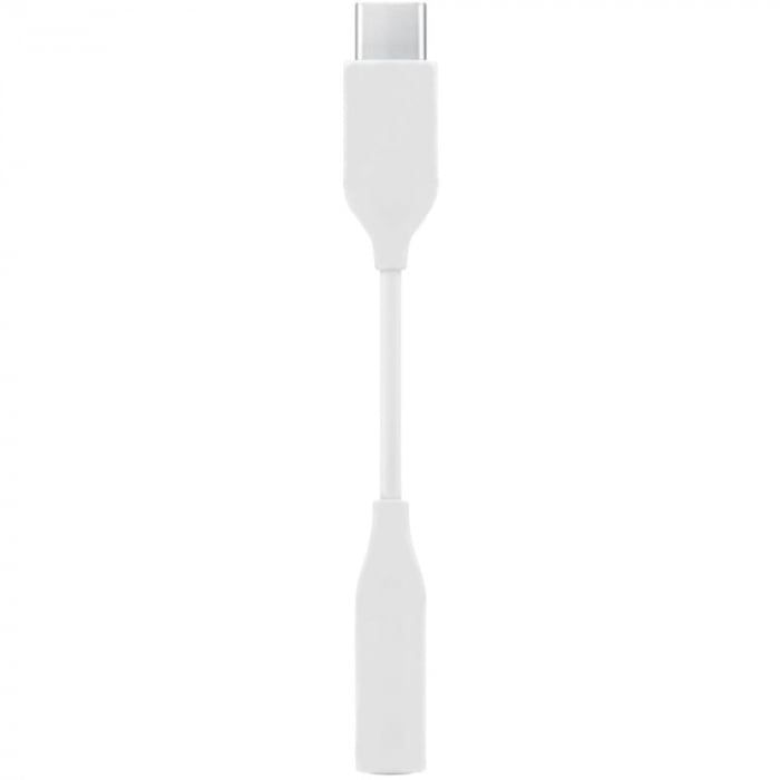 Adaptor original Samsung, USB-C - Jack 3.5 mm, Alb, bulk [1]