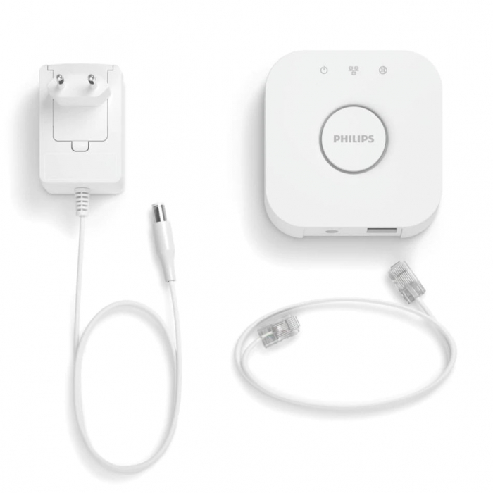 Bridge wireless Philips Hue, compatibil cu gama Hue, control iOS/Android, Apple Home Kit [3]