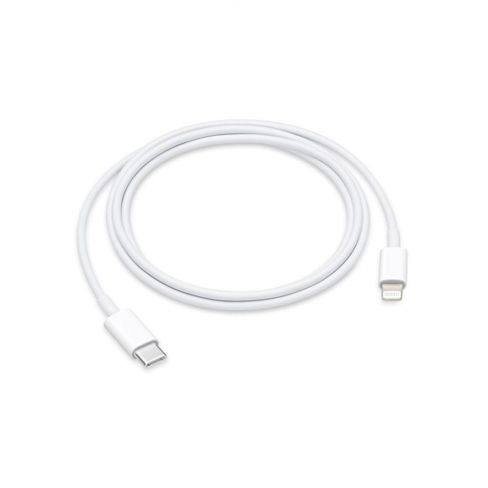 Cablu Lightning - Type C original Apple pentru transfer date si incarcare Fast Charge, 1m, Alb, MQGJ2ZM/A [1]
