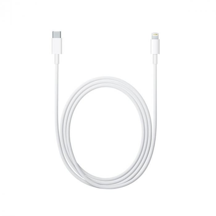 Cablu Lightning - Type C original Apple pentru transfer date si incarcare Fast Charge, 2m, Alb, MKQ42ZM/A [1]