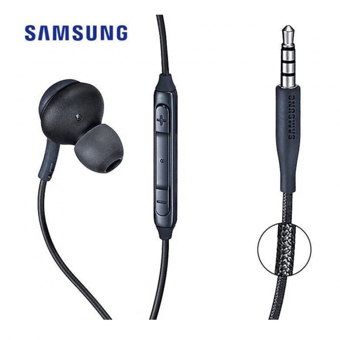 Casti Audio Samsung AKG, model EO-IG955, Jack 3.5 mm, Negru, Bulk [2]