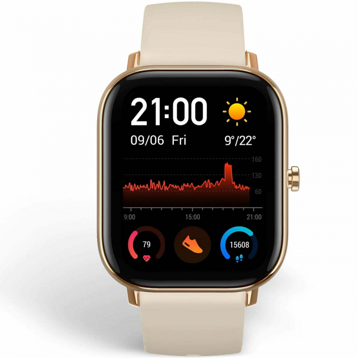 Ceas Smartwatch Amazfit GTS, Desert Gold [1]