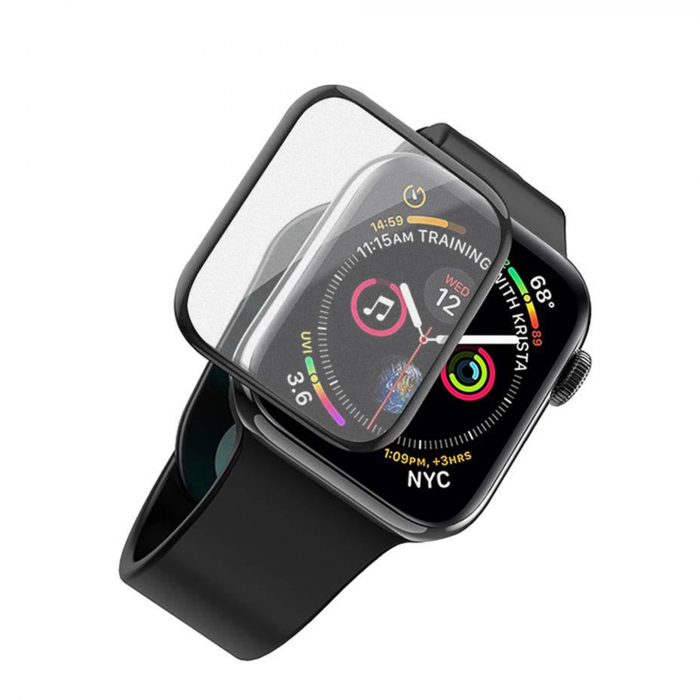 Folie de sticla Next One Mata pentru Apple Watch, 38 mm, Aplicator inclus [3]