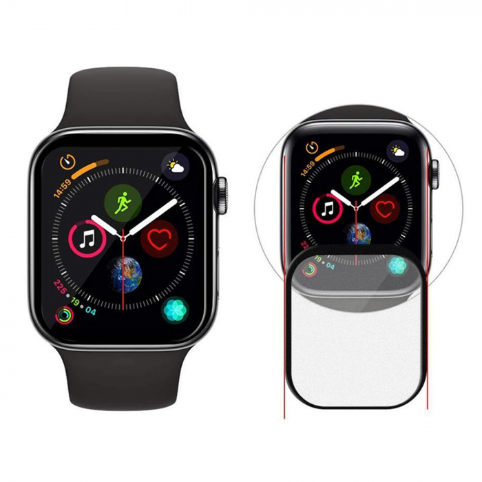 Folie de sticla Next One Mata pentru Apple Watch, 42 mm, Aplicator inclus [6]