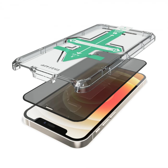 Folie de sticla Next One pentru Apple iPhone 13 si 13 Pro, Privacy, Aplicator inclus [3]
