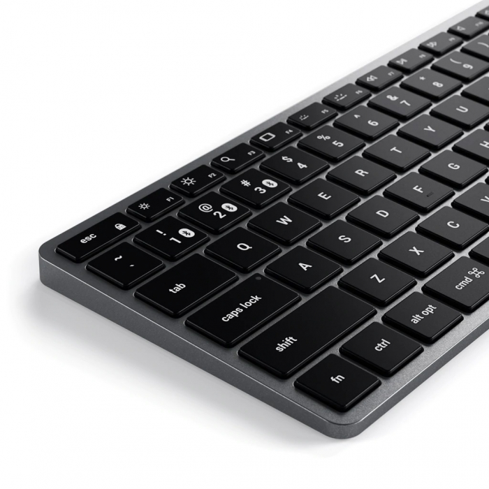 Tastatura Wireless Satechi Slim X1, Bluetooth, Space Grey [4]