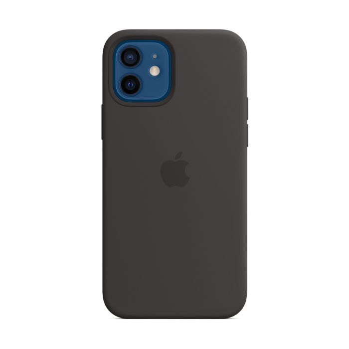 Husa Apple iPhone 12 / iPhone 12 Pro, Magsafe, Silicon, Neagra [3]
