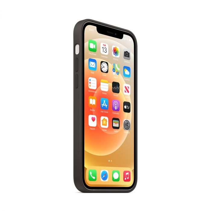 Husa Apple iPhone 12 / iPhone 12 Pro, Magsafe, Silicon, Neagra [5]