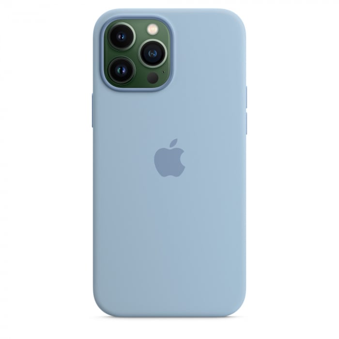 Husa Apple iPhone 13 Pro Max, Magsafe, Silicon, Blue Fog [5]