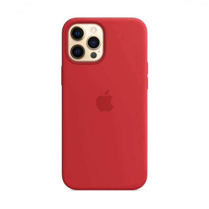 Husa din silicon Apple iPhone 12 Pro Max, MagSafe, Product RED, MHLF3ZM/A [4]