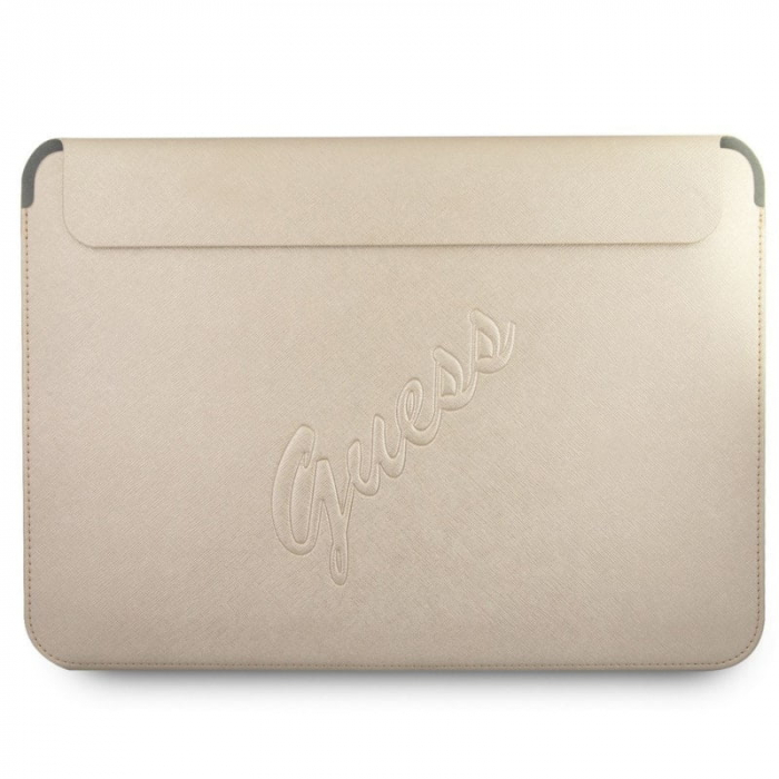 Husa Laptop 13 inch, Guess Saffiano, Aurie, GUCS13PUSASLG [2]