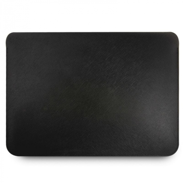 Husa Laptop 13 inch, Guess Saffiano, Negru, GUCS13PUSASBK [3]