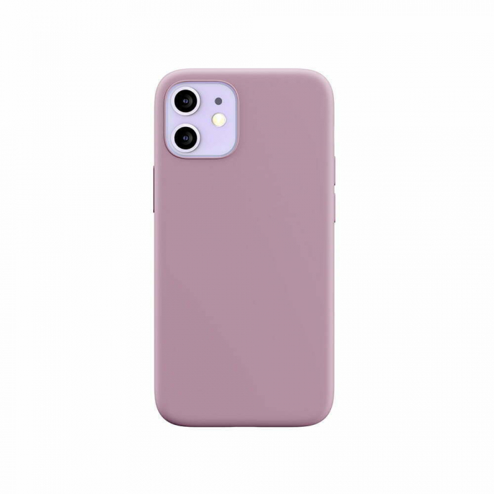 Husa Magsafe Next One pentru Apple iPhone 12 Mini, Silicon, Roz (Ballet Pink) [3]