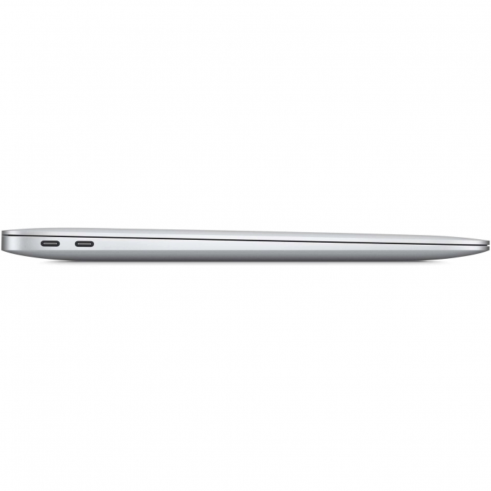 Laptop Apple MacBook Air 13-inch, procesor Apple M1, 8 nuclee CPU si 8 nuclee GPU, 8GB RAM, SSD 512GB, True Tone, Silver [4]