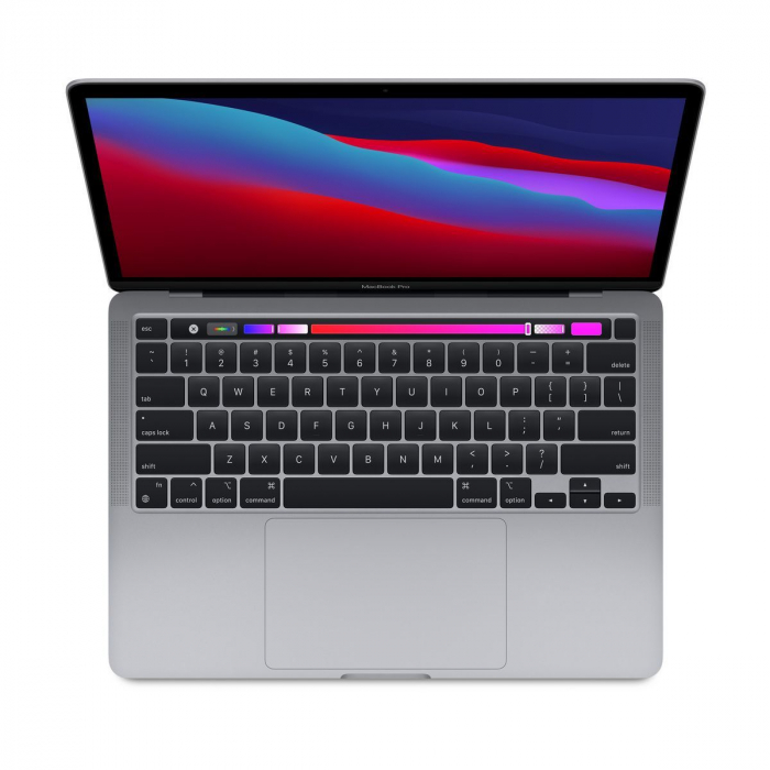 MacBook Pro 13.3", procesor Apple M1, 8 nuclee CPU si 8 nuclee GPU, 8GB, 256GB SSD, Space Grey, INT KB [3]