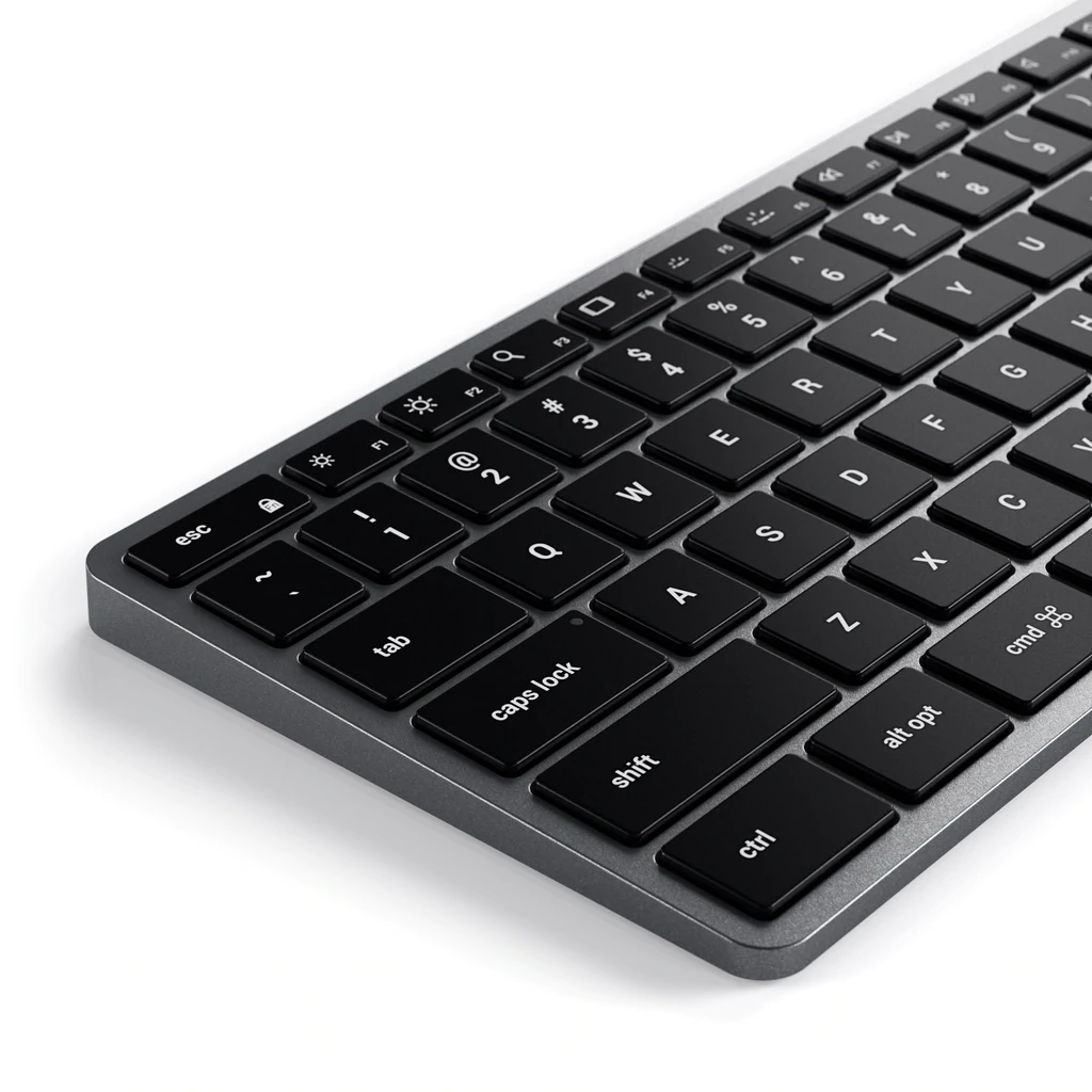color I doubt it Imperial Tastatura Wireless SATECHI Slim X3, Bluetooth, Space Grey